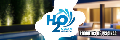 H2O Clean Química - Pronta Entrega nas lojas Glass Center Piscinas